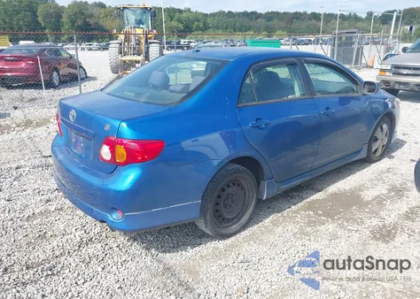 2009 Toyota Corolla S из США, поврежденный, VIN 2T1BU40E79C040501